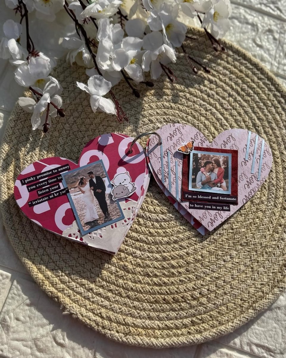 Large Handmade Heart Album and customizable (HA-01)