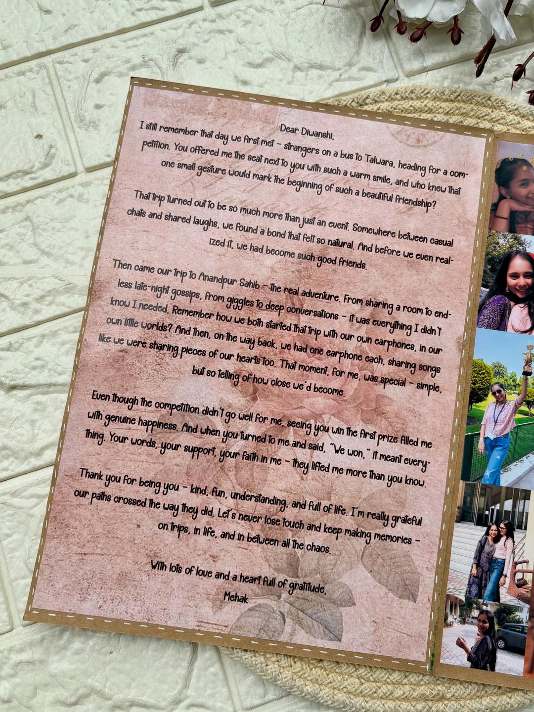 Tales of Us – Custom Photo & Message Card