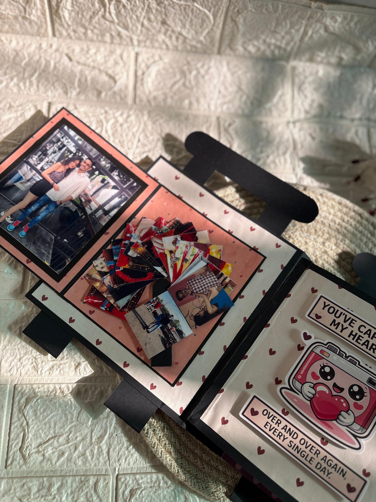 Personalized Memory Trolley Book – Handmade Surprise Gift With Photos