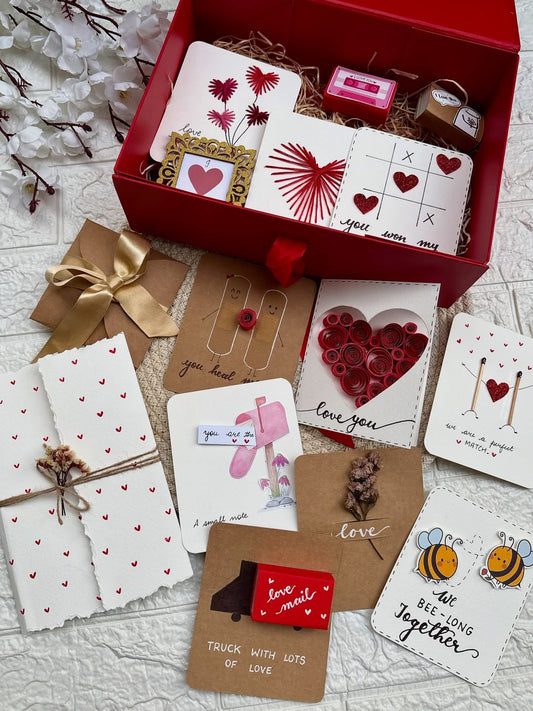 Pun Card Hamper Box – Love Theme ❤️ (Fully Customizable)