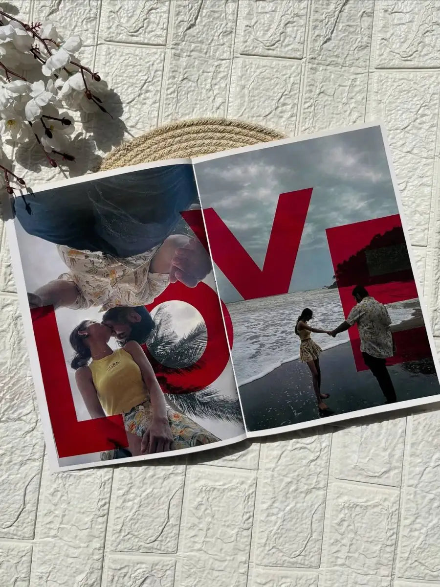 Personalized Hand-Designed Magazine – A Story of Your Love, Told Beautifully ❤️