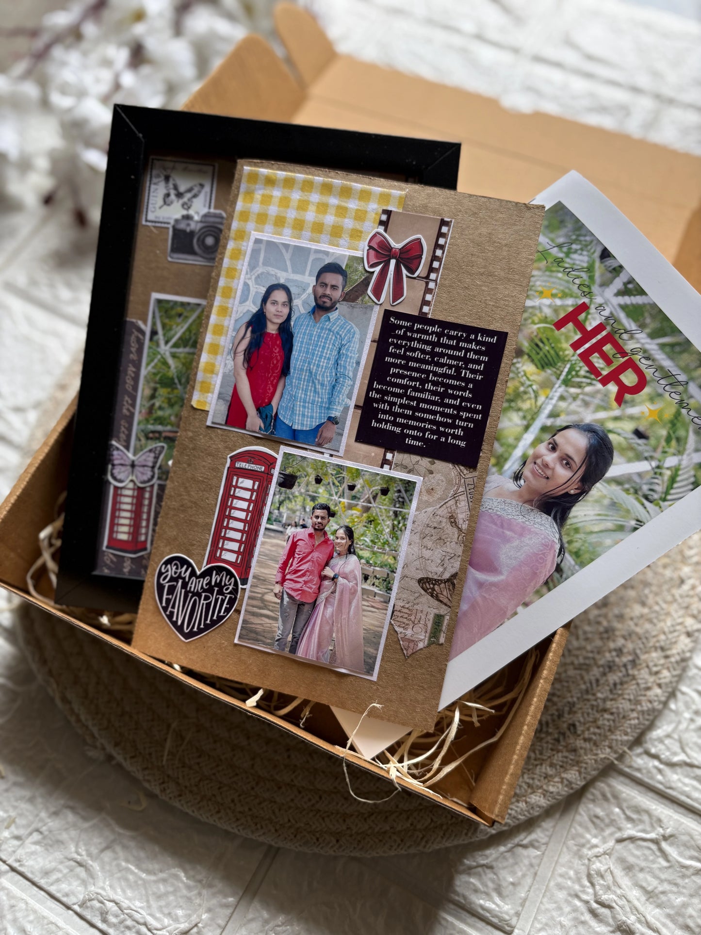 Birthday Surprise Hamper – Magazine, Frame & Card.