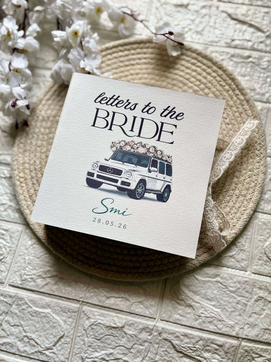 Letters to the Bride – Personalised Keepsake Book