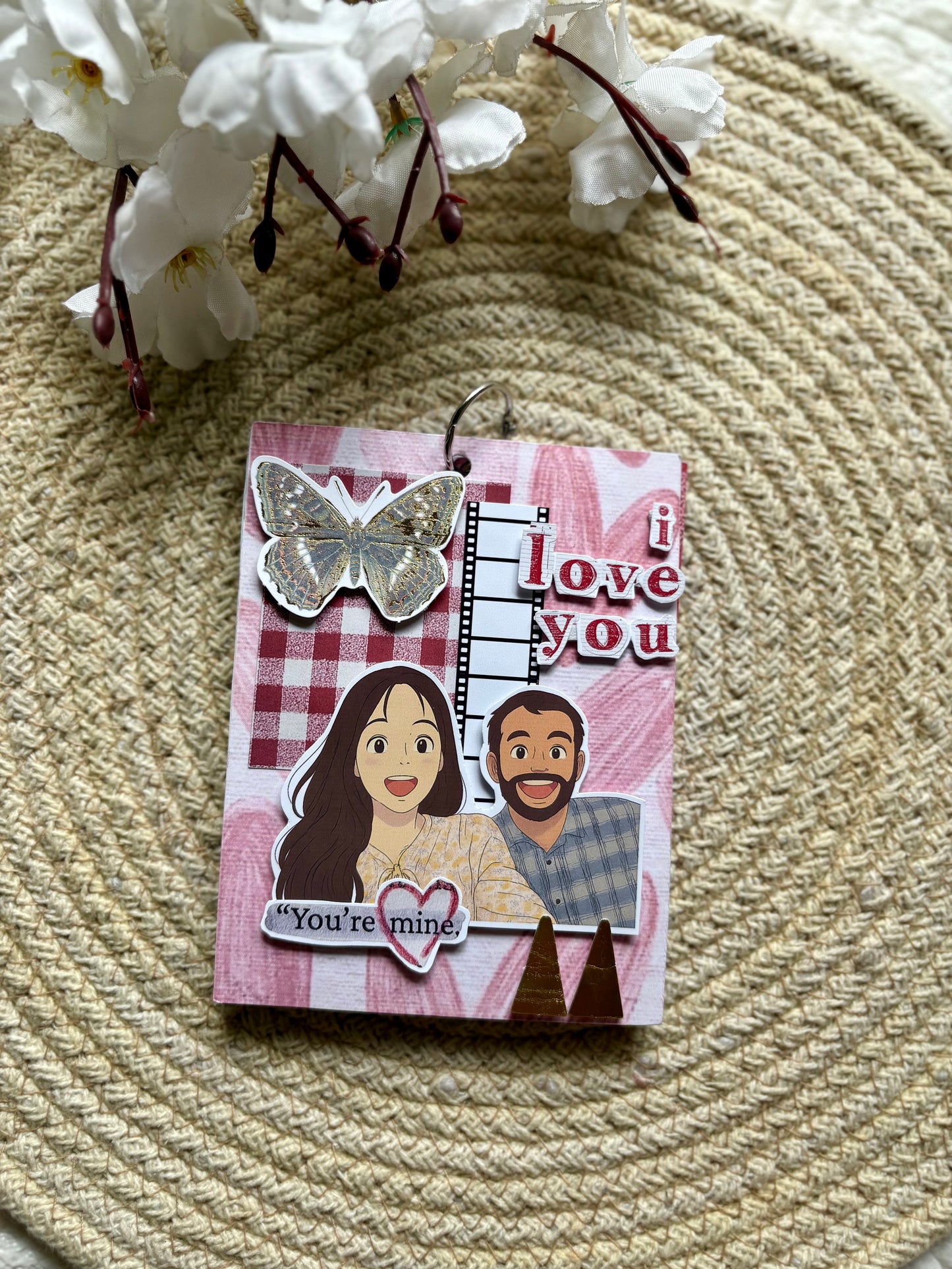 Handmade Rectangular Album (Love Theme )