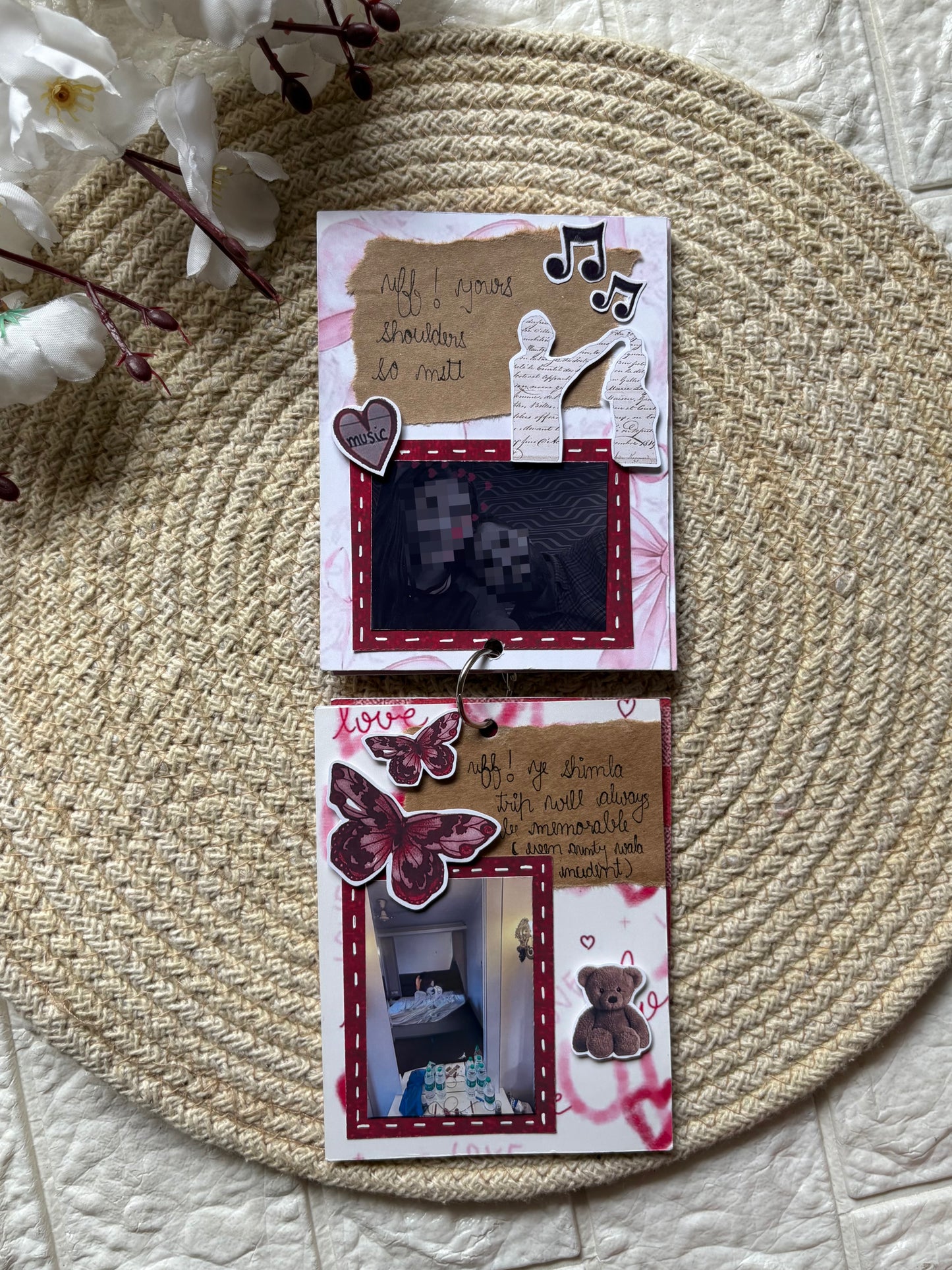 Handmade Rectangular Album (Love Theme )