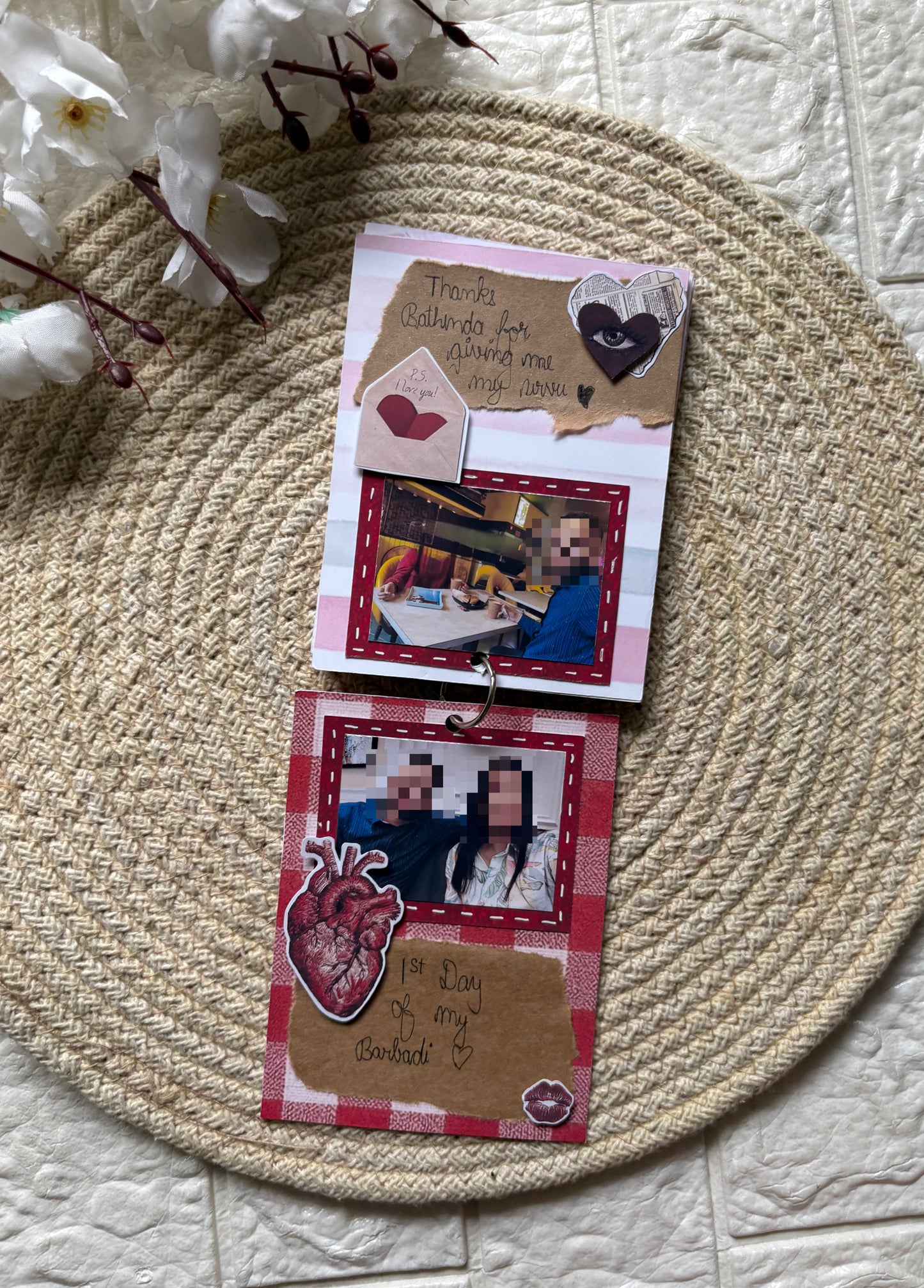 Handmade Rectangular Album (Love Theme )