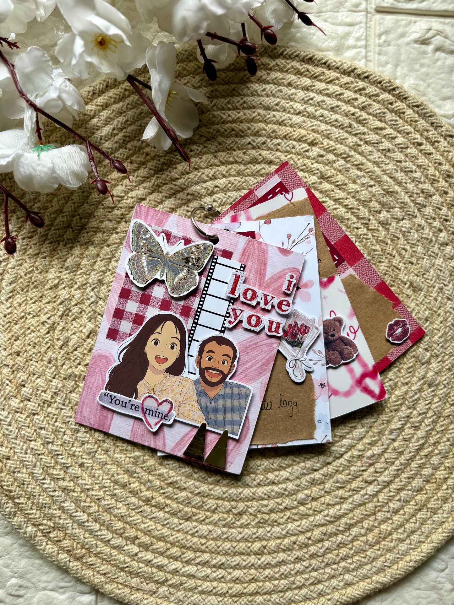 Handmade Rectangular Album (Love Theme )
