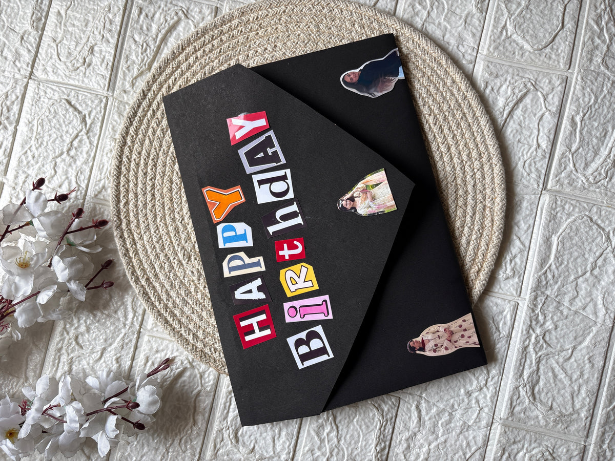 Personalized Heart-Shaped Birthday Memory Card