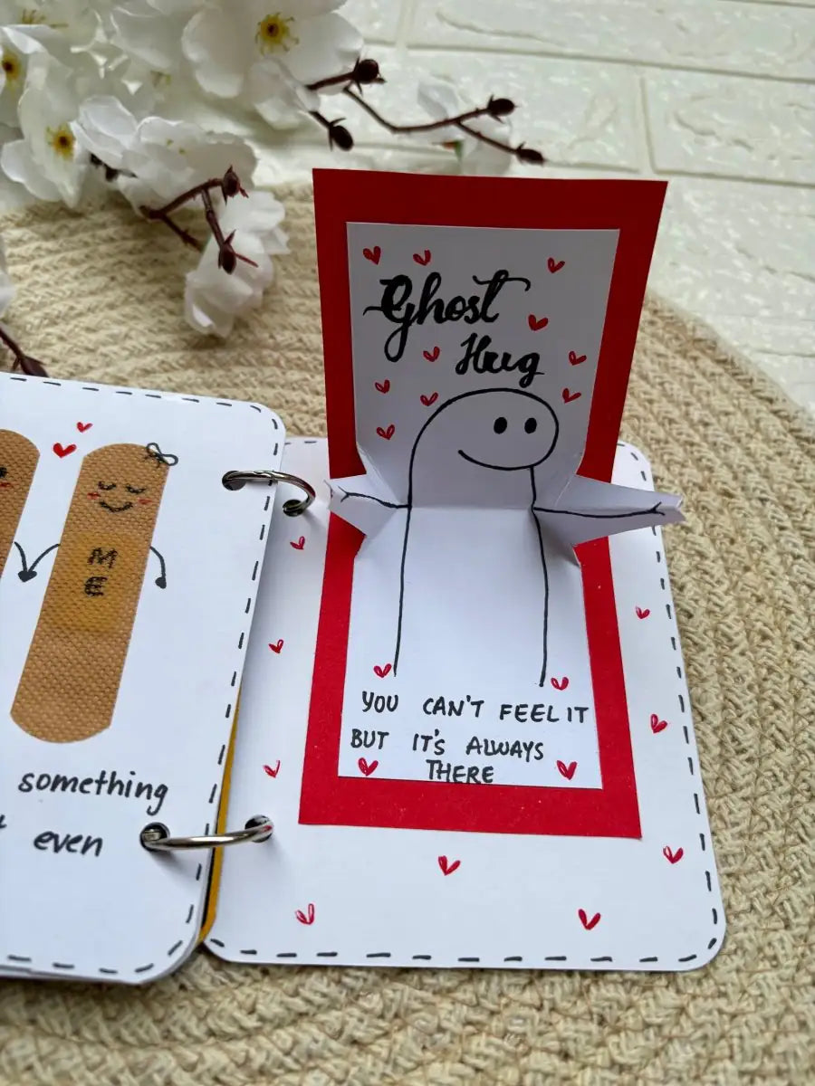 Cute Birthday Memory Book with pun card edition