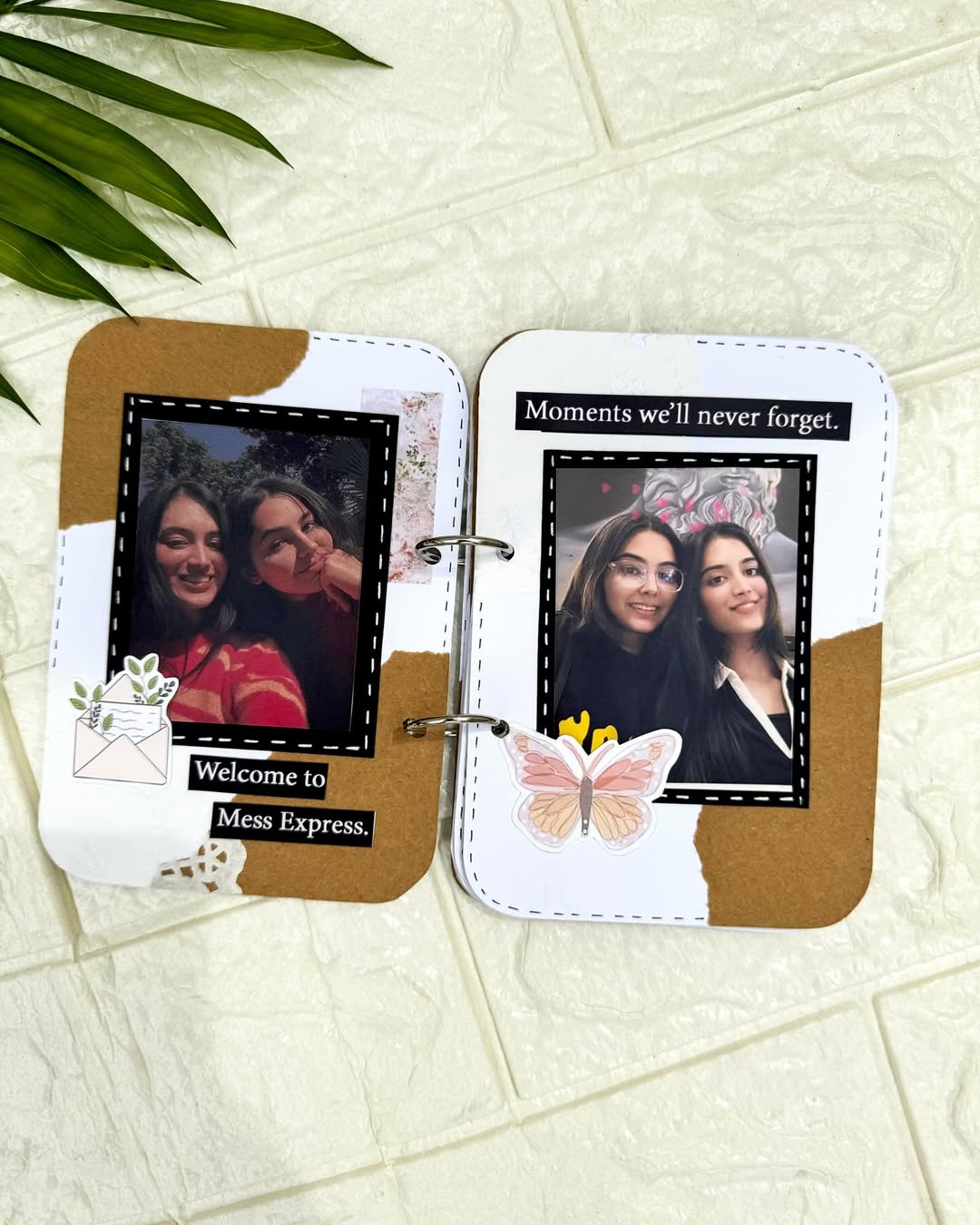 Customizable & Handmade memory book for your any event 4 by 5 inches (MB-14)