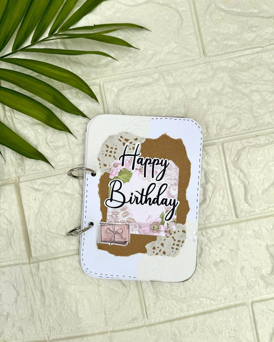 Customizable & Handmade memory book for your any event 4 by 5 inches (MB-14)