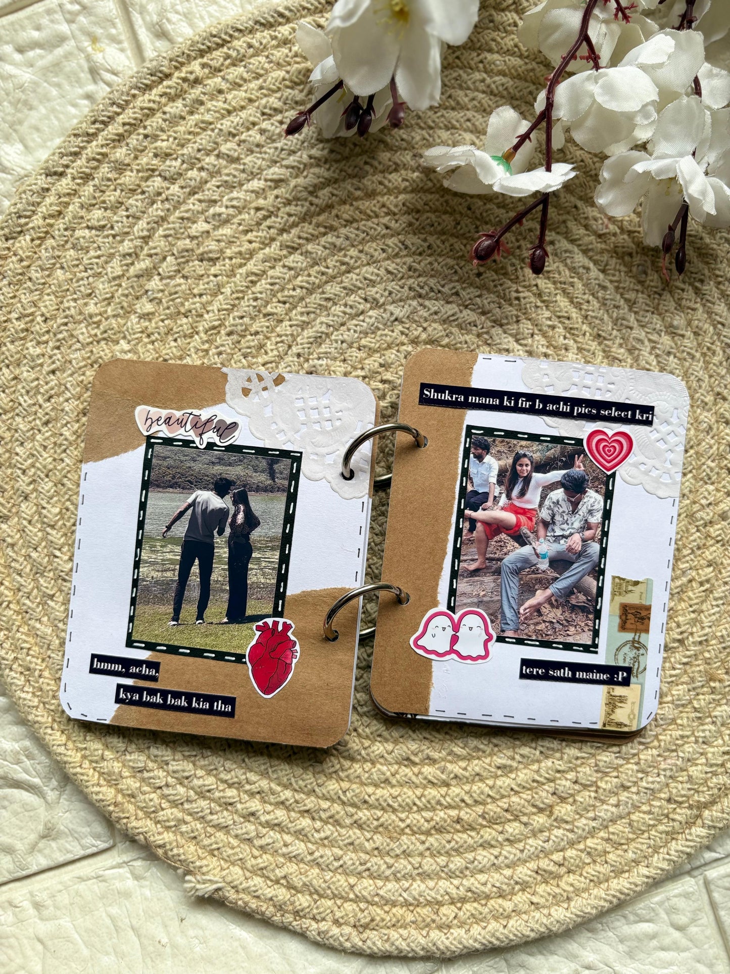 Customizable and Handmade Memory Book 4 By 5 inches (MB-07)