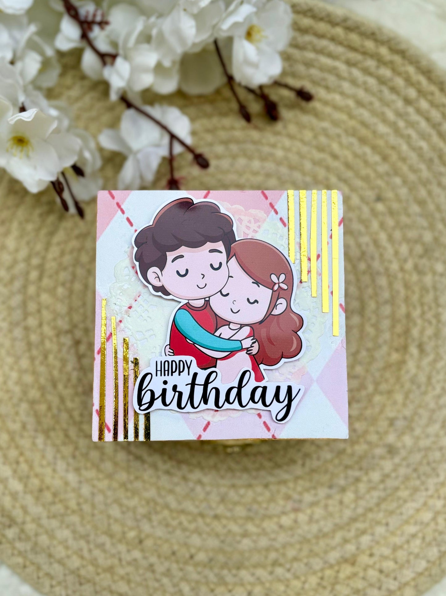 Fully customizable box for your close ones 4 by 4 inches(OB-05)