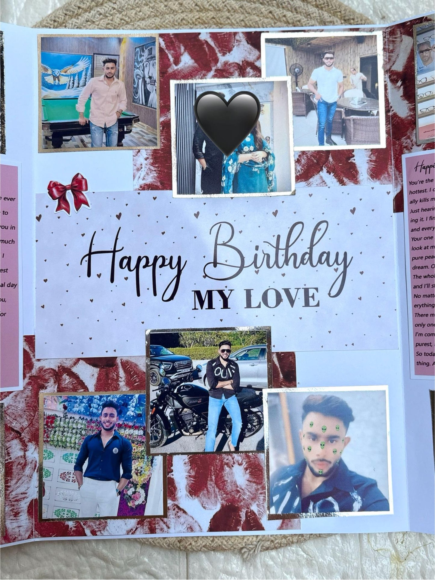 Handmade Card with fully of customizable A4 size
