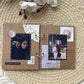 Handmade memory book Vintage Look 4 by 5 inches