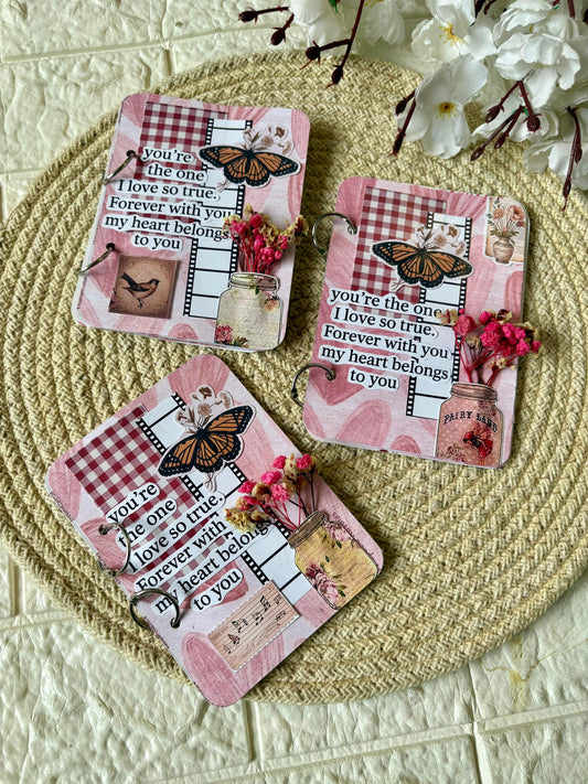 Blush Memory Book – Pink Aesthetic Keepsake for Couples & Proposals