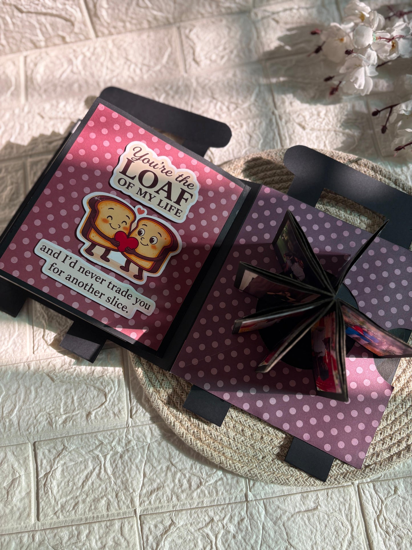 Personalized Memory Trolley Book – Handmade Surprise Gift With Photos