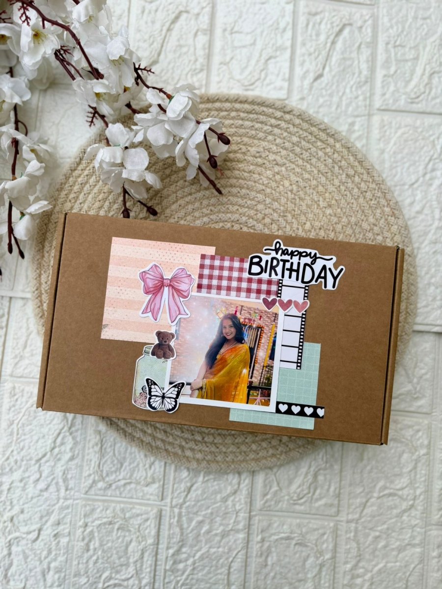Birthday Surprise Hamper – Magazine, Frame & Card.