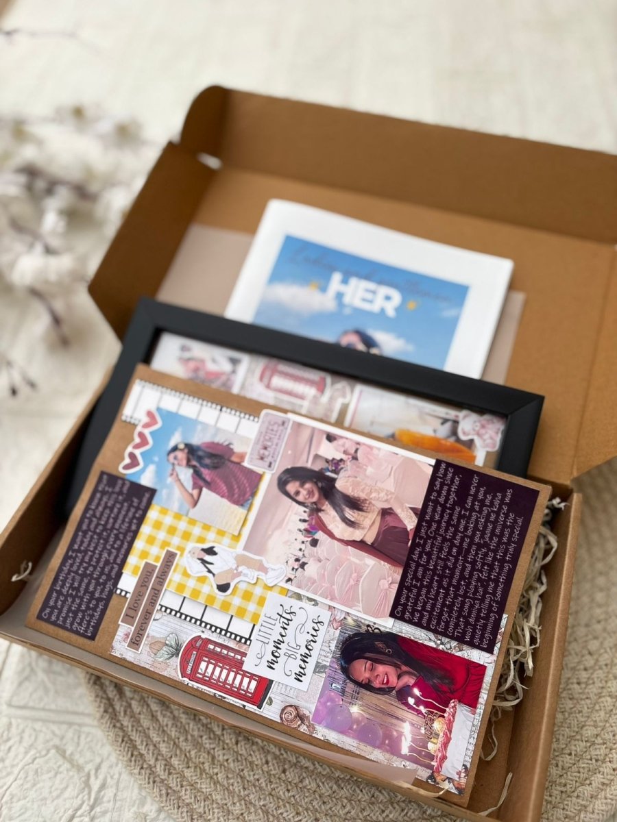 Birthday Surprise Hamper – Magazine, Frame & Card.