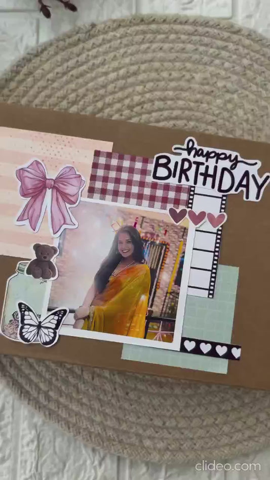 Birthday Surprise Hamper – Magazine, Frame & Card.